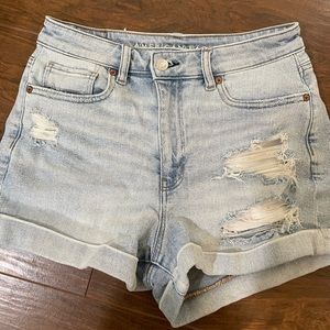 american eagle mom jean shorts